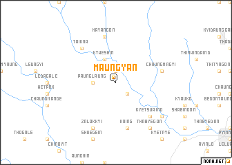 map of Maungyan