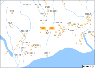 map of Maununo