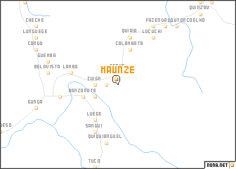 map of Maunze