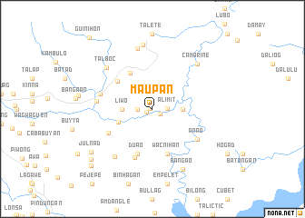 map of Maupan