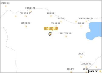 map of Mauque