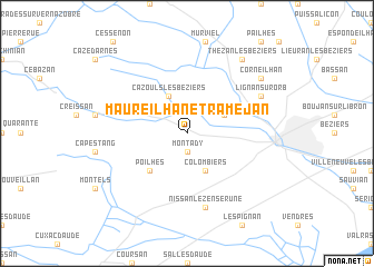 map of Maureilhan-et-Raméjan