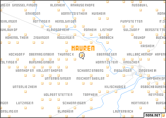 map of Mauren