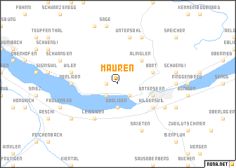 map of Mauren