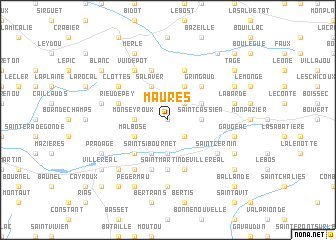 map of Maurès