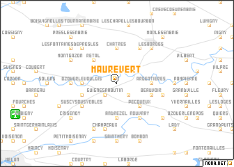 map of Maurevert