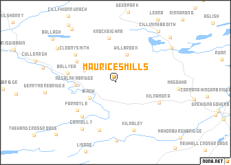 map of Mauricesmills