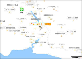 map of Mauricetown