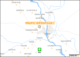 map of Mauricio Rodríguez