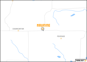 map of Maurine