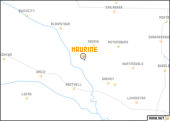 map of Maurine