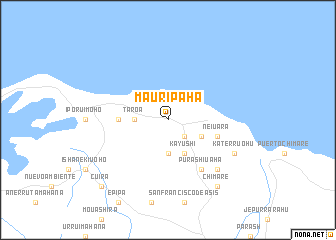 map of Máuripaha