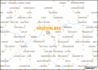 map of Maurival-Bas