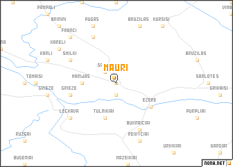 map of Mauri