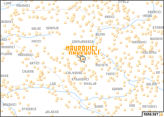 map of Maurovići