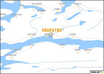 map of Maurstad