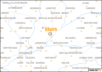 map of Maurs