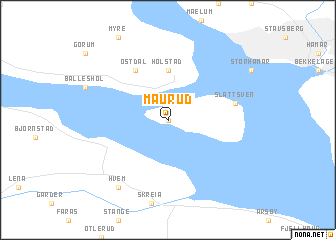 map of Maurud