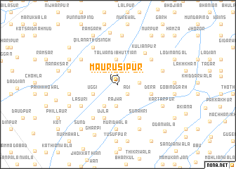 map of Maurusipur