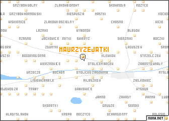 map of Maurzyze Jatki