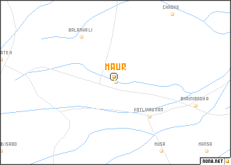 map of Maur