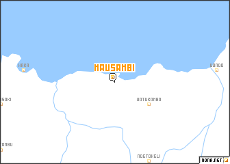 map of Mausambi