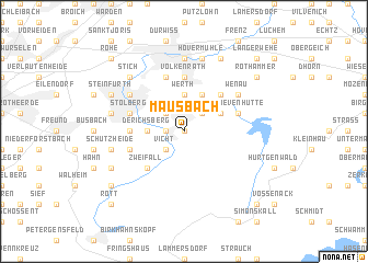 map of Mausbach