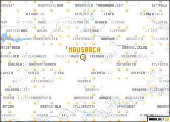 map of Mausbach