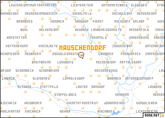 map of Mauschendorf