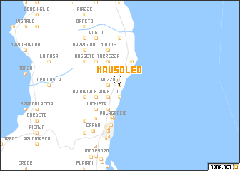 map of Mausoleo