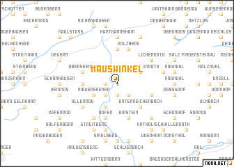 map of Mauswinkel