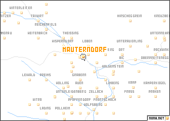 map of Mauterndorf