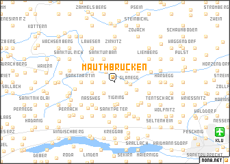 map of Mauthbrücken