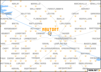 map of Mautort