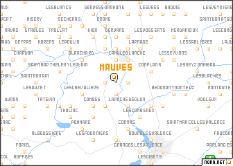 map of Mauves