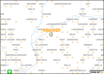 map of Mauvron