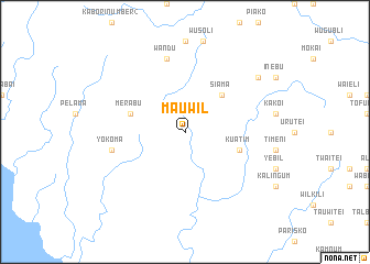 map of Mauwil