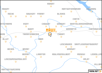 map of Maux