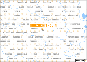 map of Mauza Chitholia
