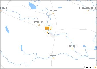 map of Mau