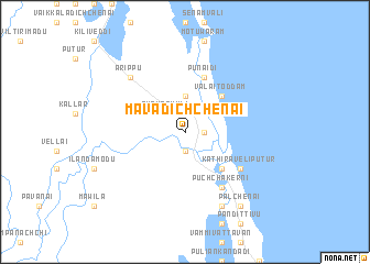 map of Mavadichchenai