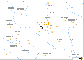 map of Mavaique