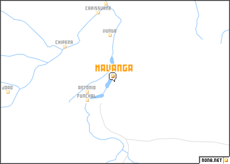 map of Mavanga