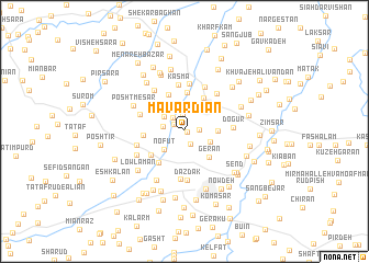 map of Māvardīān