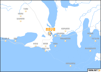 map of Mava