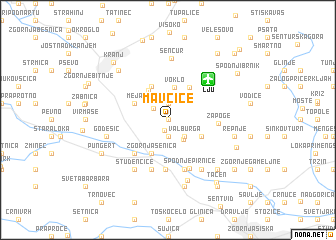 map of Mavčiče