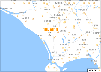 map of Maveima