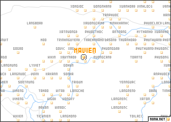 map of Ma Viên