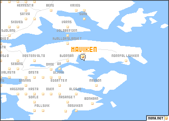 map of Måviken