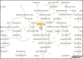 map of Mávil